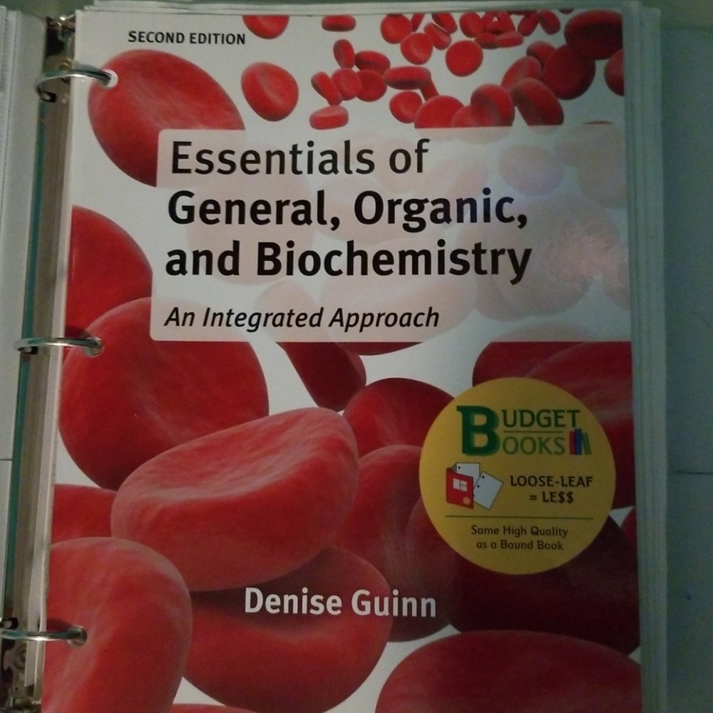 Essentials of general,organic and biochemistry